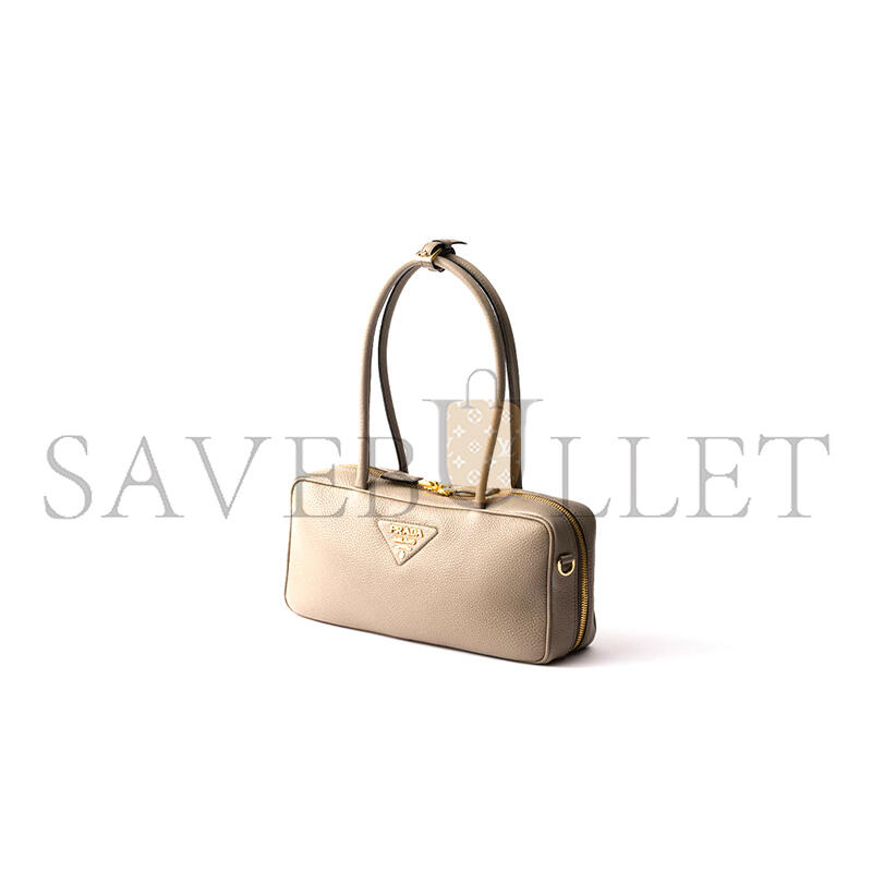 PRADA MEDIUM LEATHER TOP-HANDLE BAG 1BB126 (28*13*8cm)